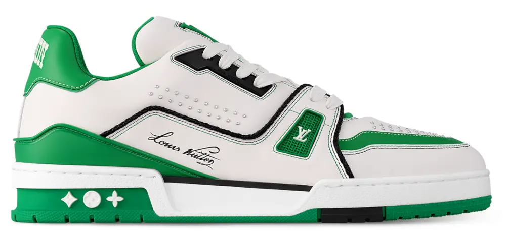 Giày Louis Vuitton LV Trainer Sneaker ‘Green’ 1AD7KL