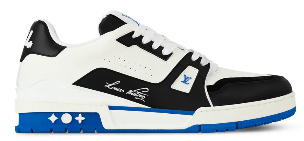 Giày Louis Vuitton LV Trainer ‘White Blue’ 1ADDYZ