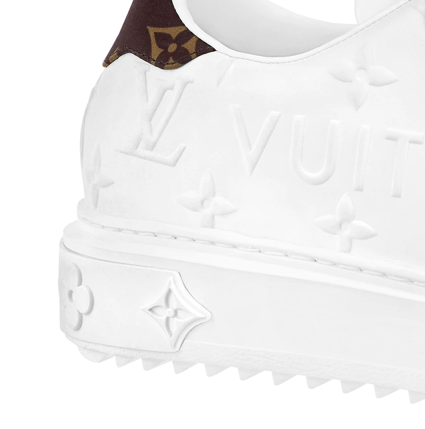 Giày Louis Vuitton Time Out Trainers ‘White’ 1AAP6H - Ảnh 4