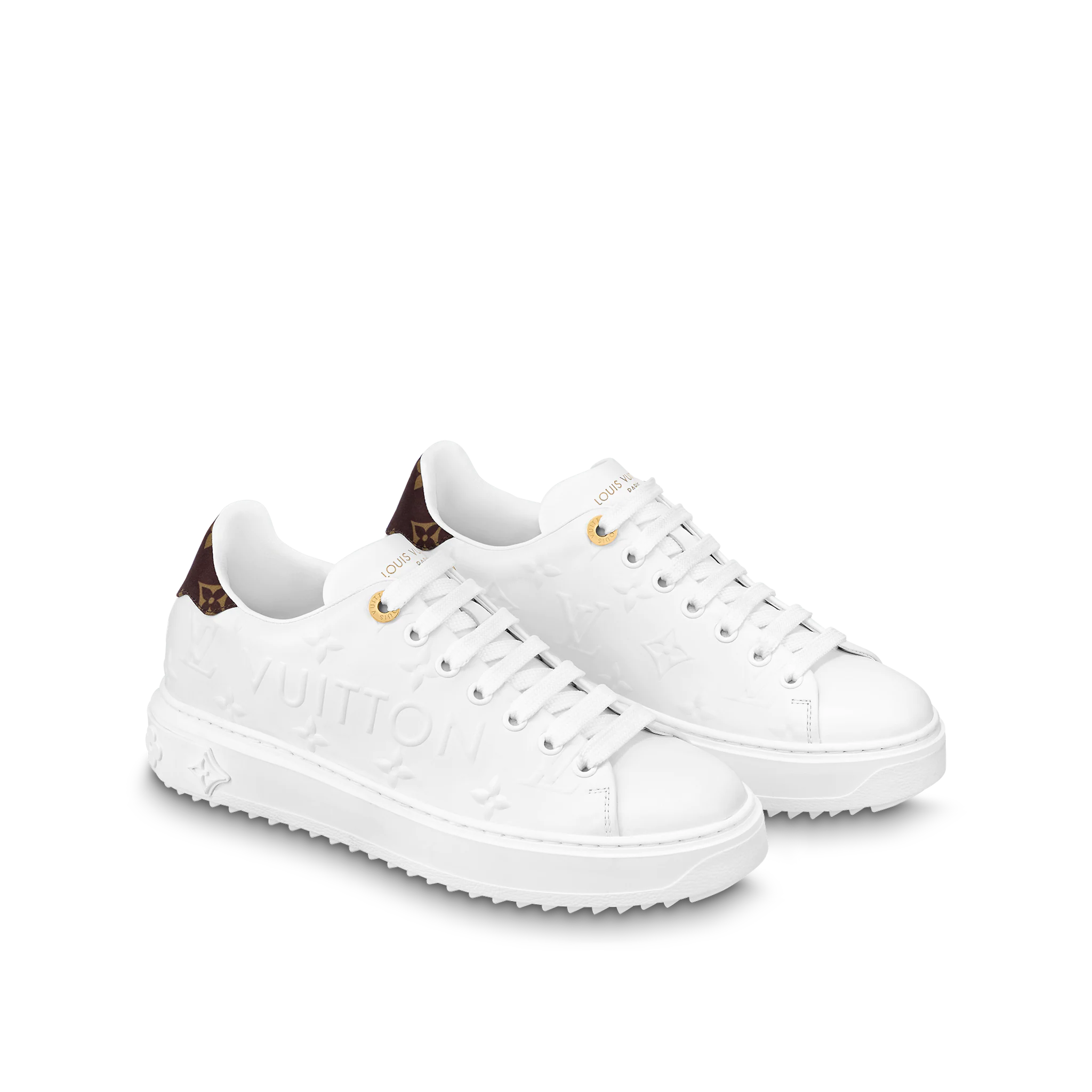 Giày Louis Vuitton Time Out Trainers ‘White’ 1AAP6H - Ảnh 6