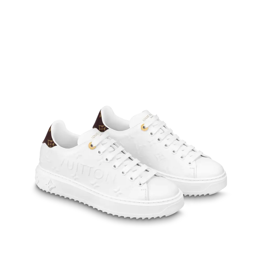 Giày Louis Vuitton Time Out Trainers ‘White’ 1AAP6H - Ảnh 6