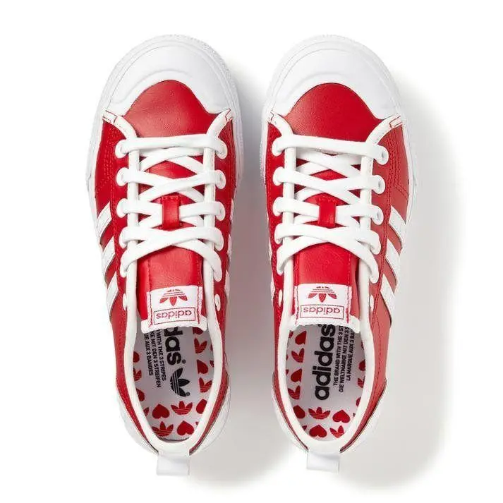 Giày Adidas Wmns Nizza RF Platform ‘Heart Embossed Scarlet’ FZ1841 - Ảnh 3