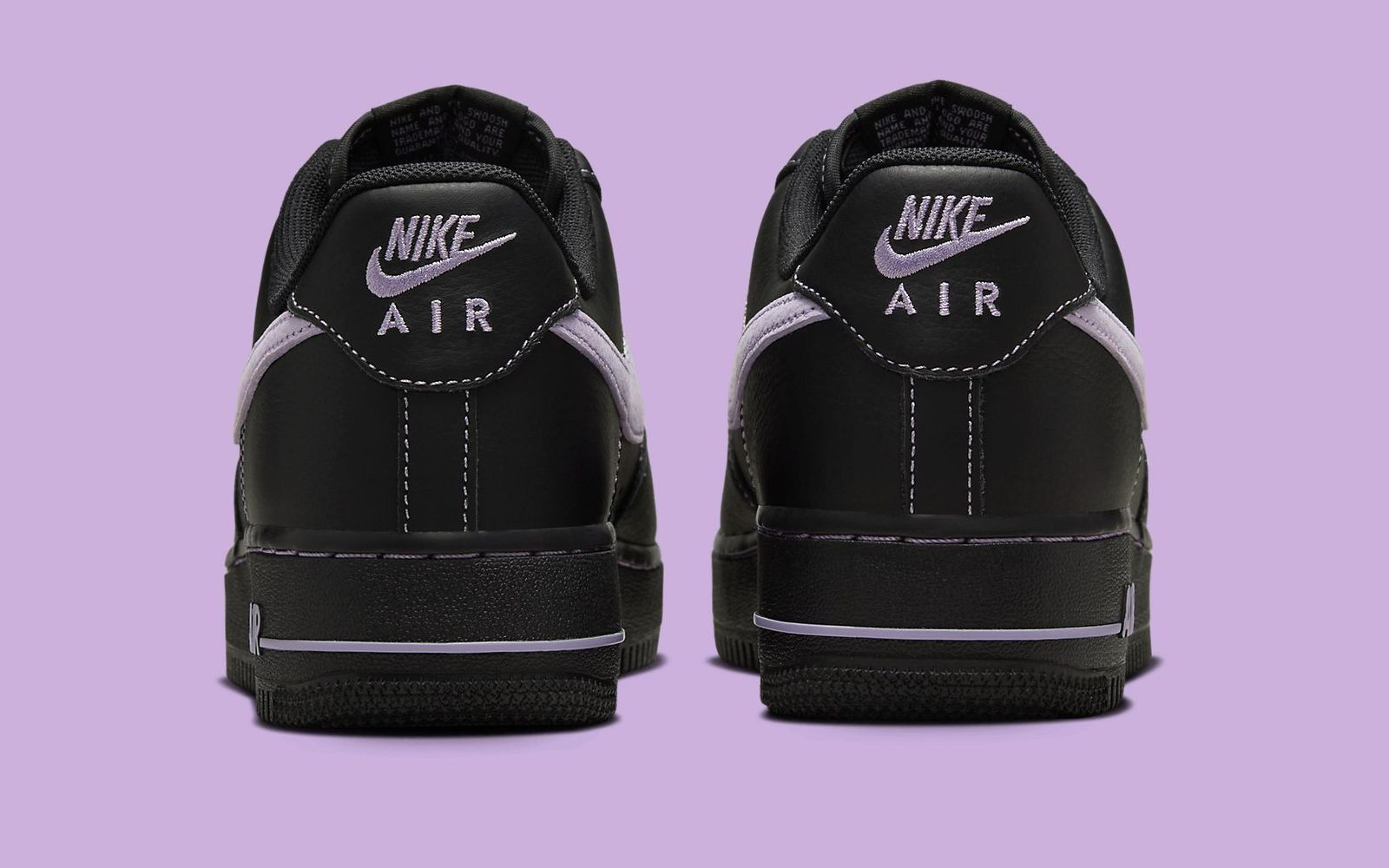 Giày Nike Air Force 1 Low ‘Black Light Lilac’ HQ2037-001 - Ảnh 3