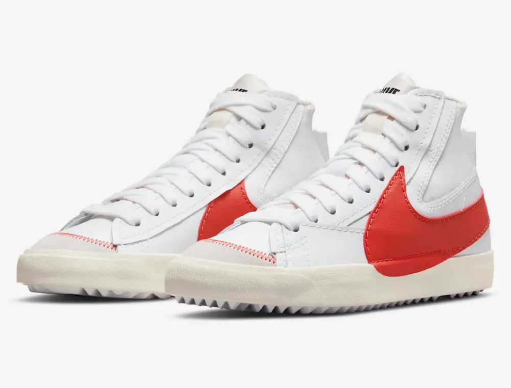 Giày Nike Blazer Mid 77 ‘Jumbo Red Orange’ DH7690-100 - Ảnh 6