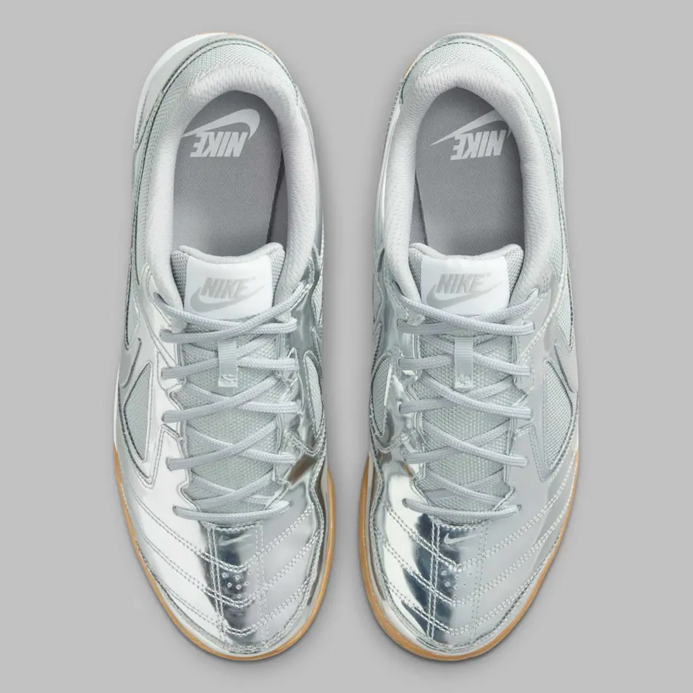 Giày Nike Gato LV8 ‘Metallic Silver Light Brown’ IB3566-001 - Ảnh 4