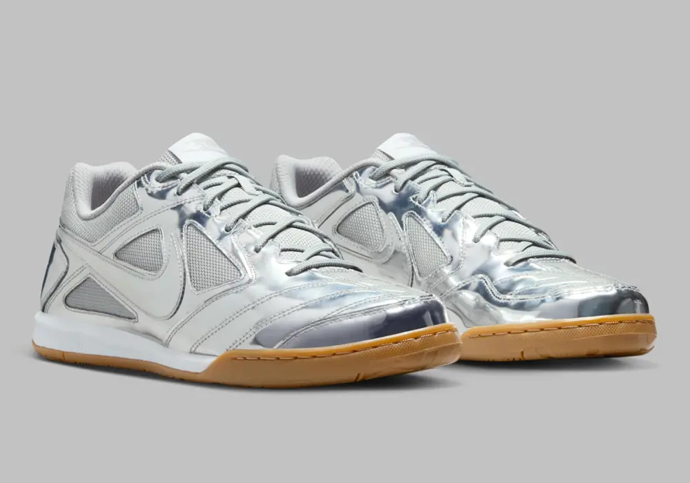 Giày Nike Gato LV8 ‘Metallic Silver Light Brown’ IB3566-001 - Ảnh 5