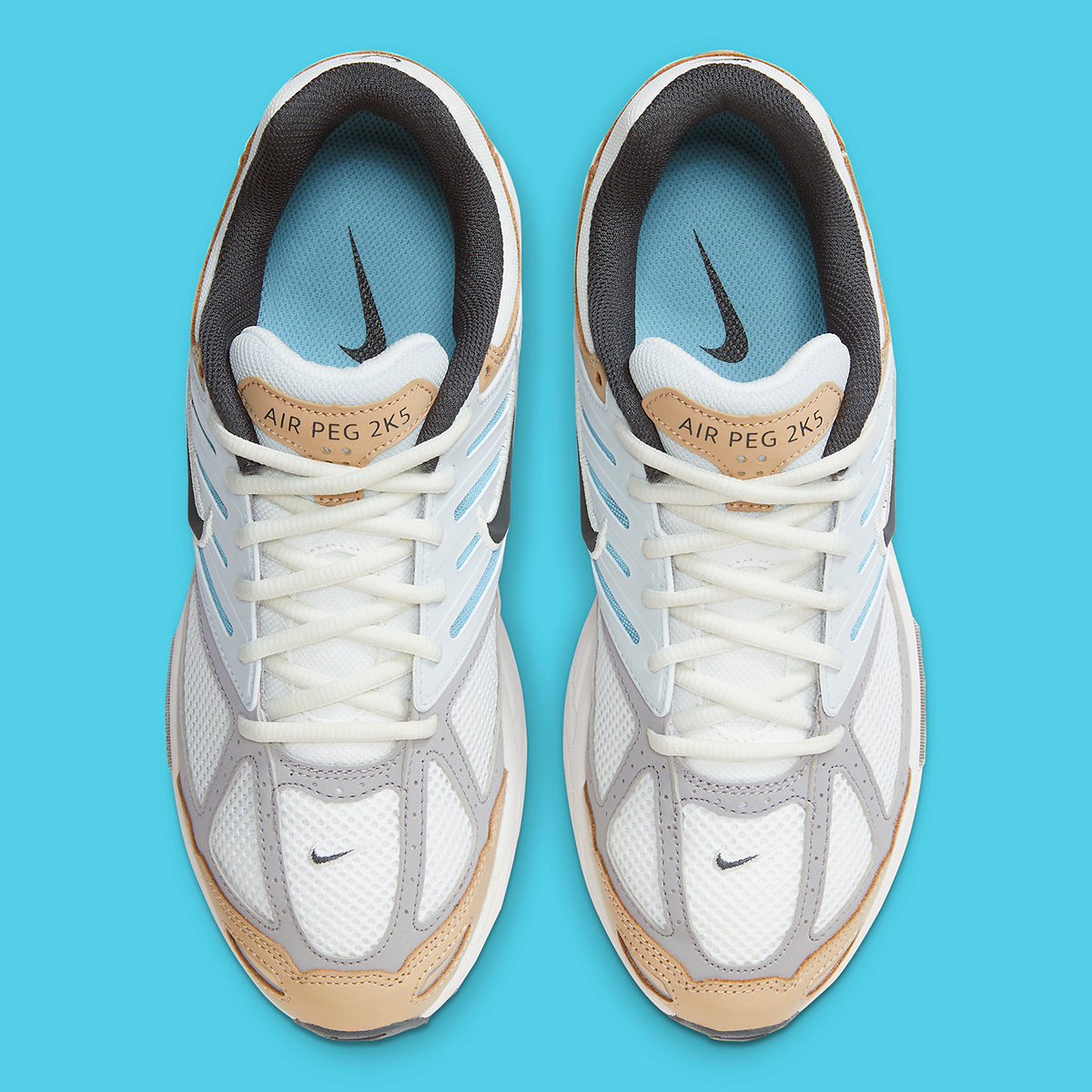 Giày Nike Air Pegasus 2K5 ‘Sail Aquarius Blue Tan’ HM4348-100 - Ảnh 4