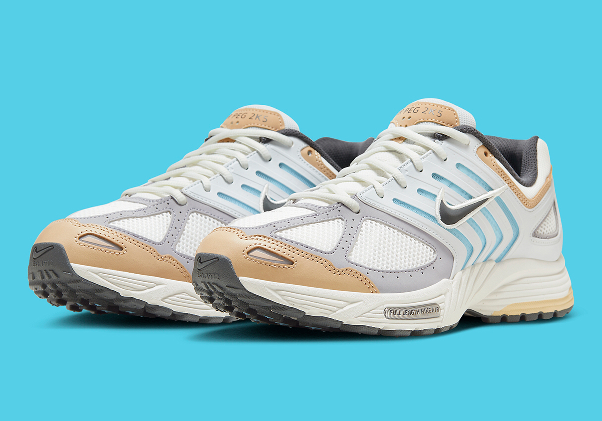 Giày Nike Air Pegasus 2K5 ‘Sail Aquarius Blue Tan’ HM4348-100 - Ảnh 5