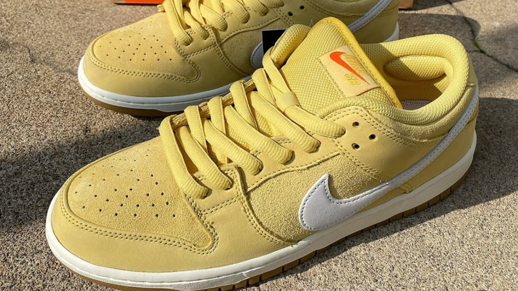 Giày Nike SB Dunk Low ‘Saturn Gold’ FJ1674-700 - Ảnh 4