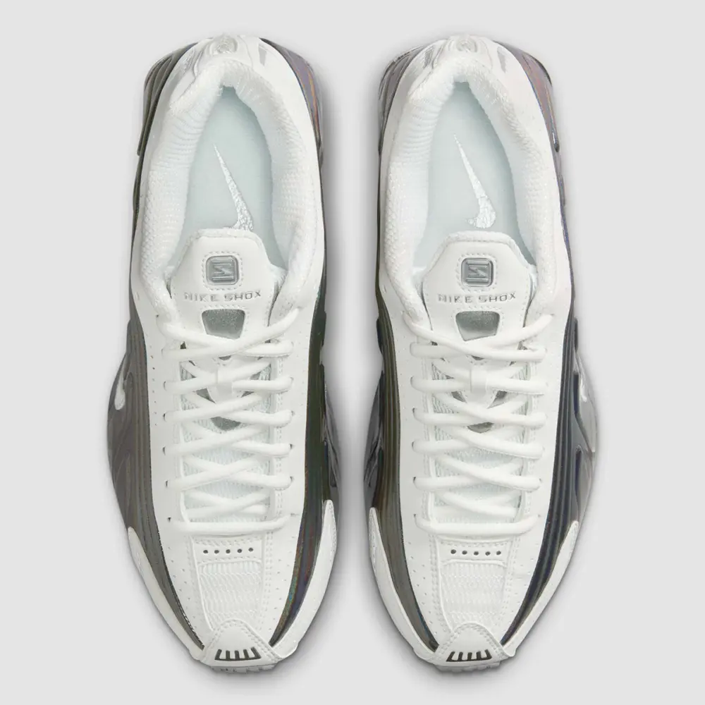 Giày Nike Shox R4 ‘White Iridescent’ IB7703-100 - Ảnh 4