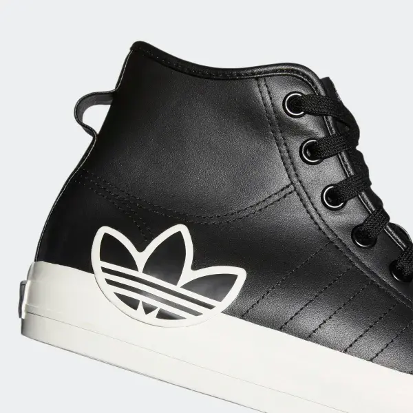 Giày Adidas Nizza Hi RF Leather ‘Black White’ FX8496 - Ảnh 6