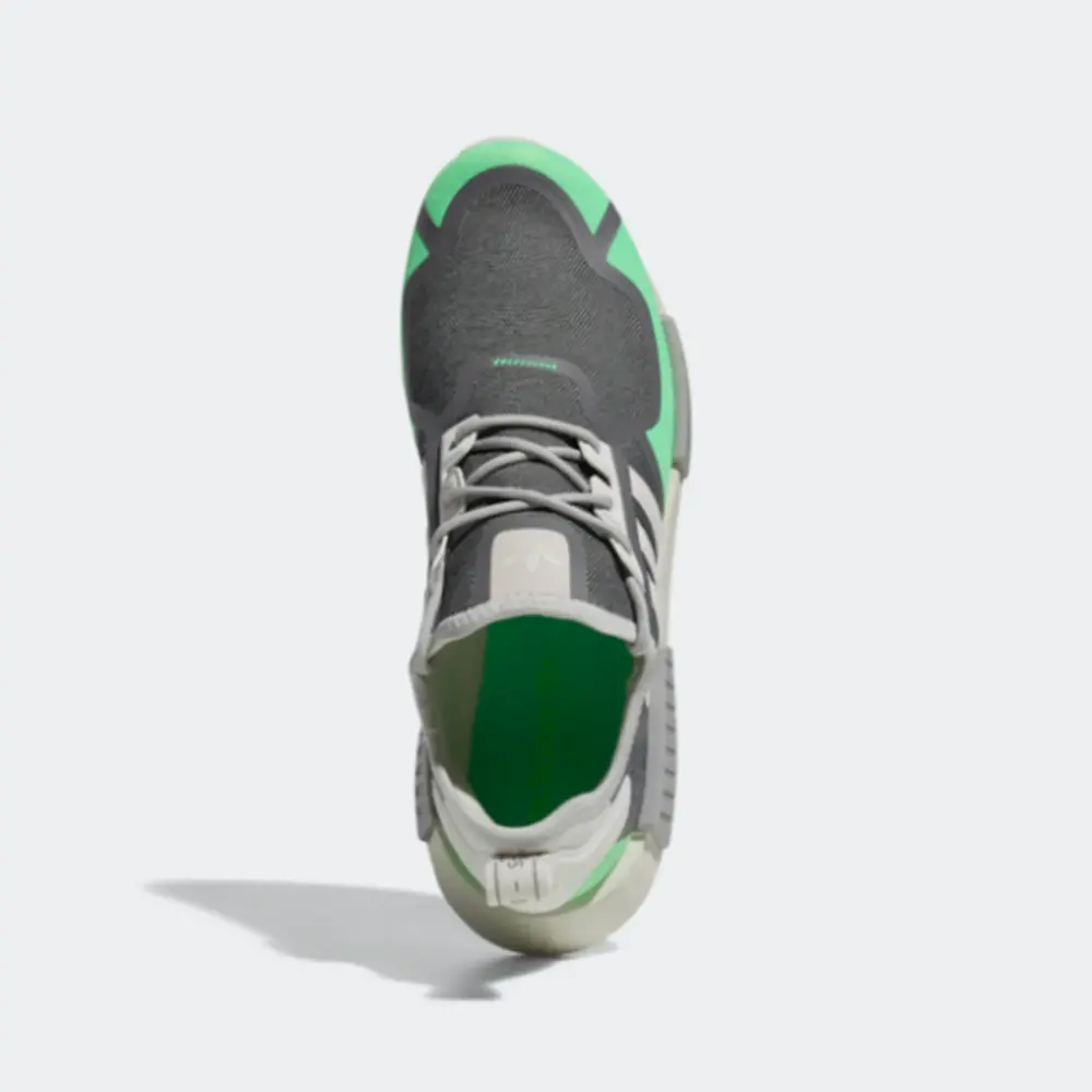 Alternative view of Giày Adidas NMD R1 ‘Grey Screaming Green’ GZ9275