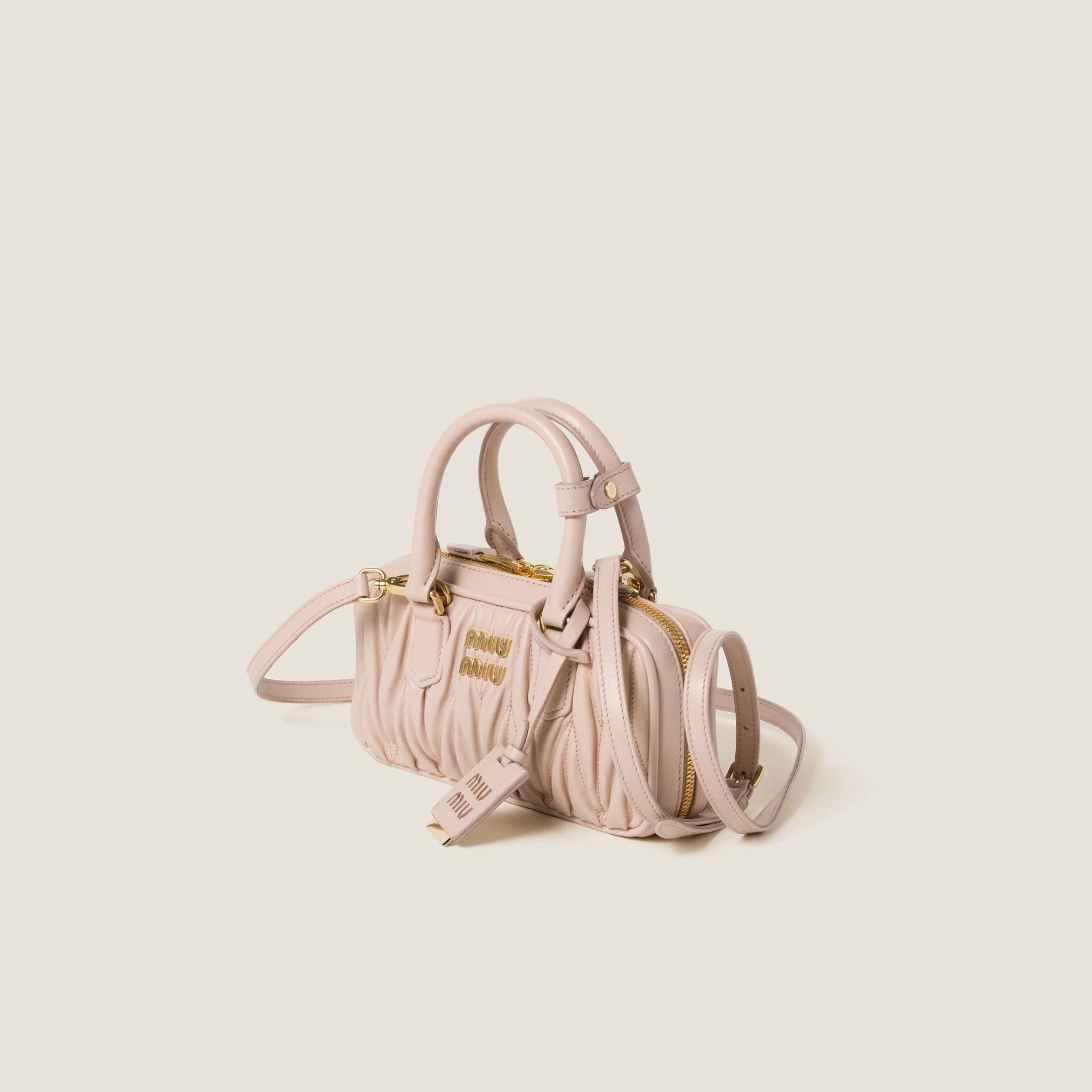 Túi Miu Miu Arcadie Matelassé Mini ‘Powder Pink’ 5BP088-N88-F0236-V-OOO - Ảnh 3