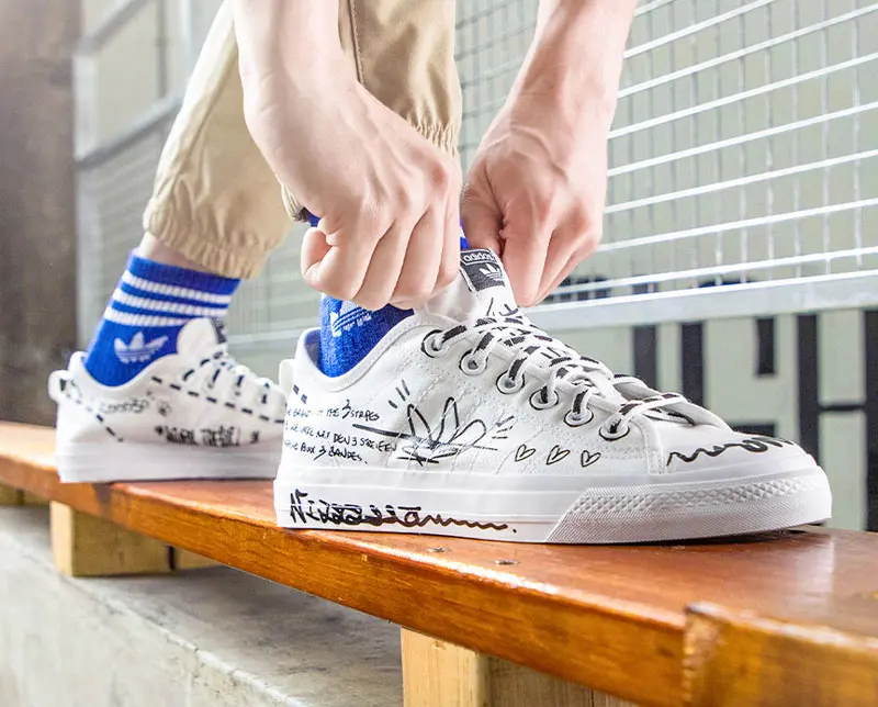 Alternative view of Giày Adidas Nizza RF ‘Sharpie Pack’ GV9798