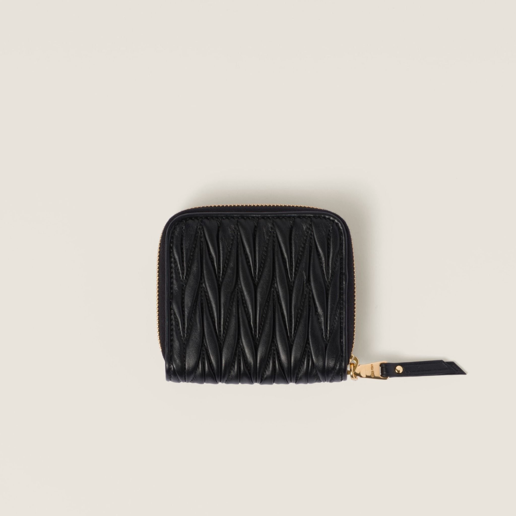 Alternative view of Túi Miu Miu Small Matelassé Wallet ‘Black’ 5ML522-2FPP-F0002