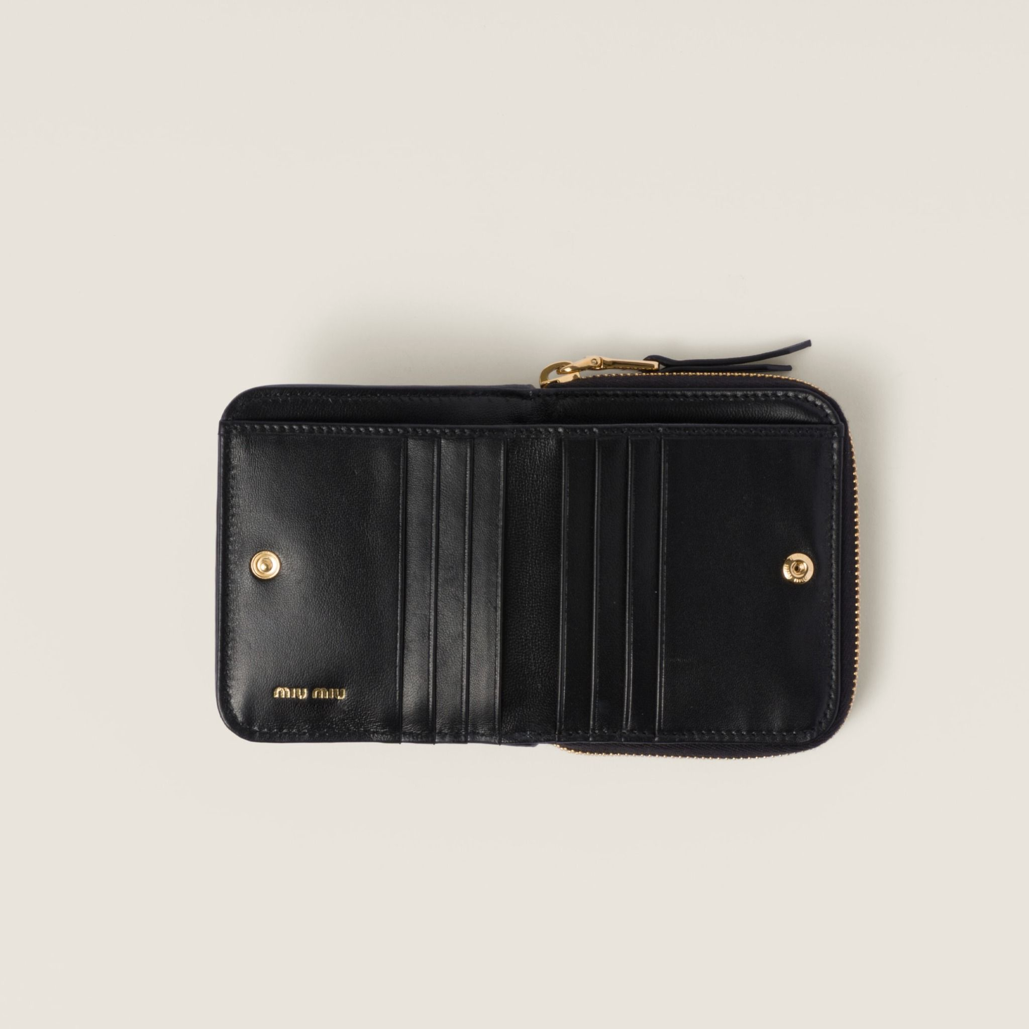 Túi Miu Miu Small Matelassé Wallet ‘Black’ 5ML522-2FPP-F0002 - Ảnh 3