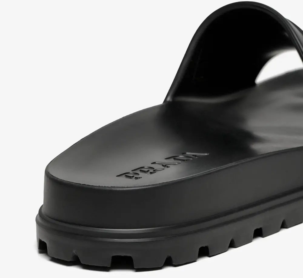 Dép Prada Rubber Slide ‘Black’ 2X3085-3LKV-F0002 - Ảnh 5