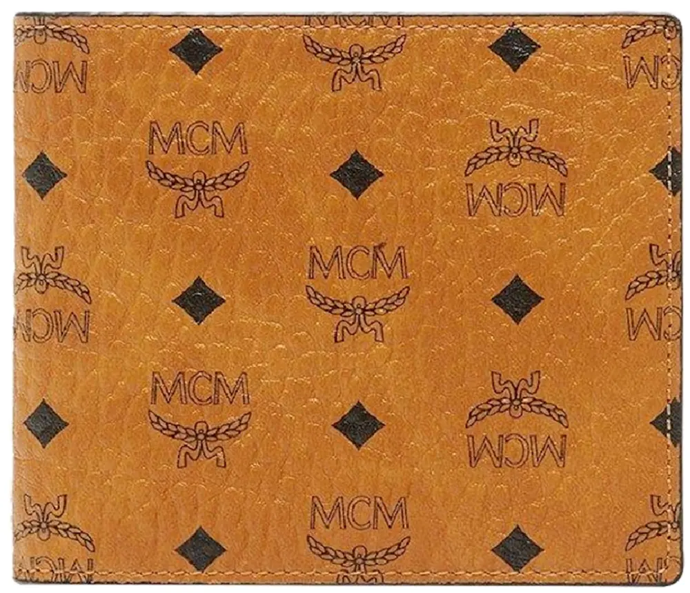 VÍ MCM Bifold Wallet Coin Pocket ‘Cognac’ MXSAAVI01CO001