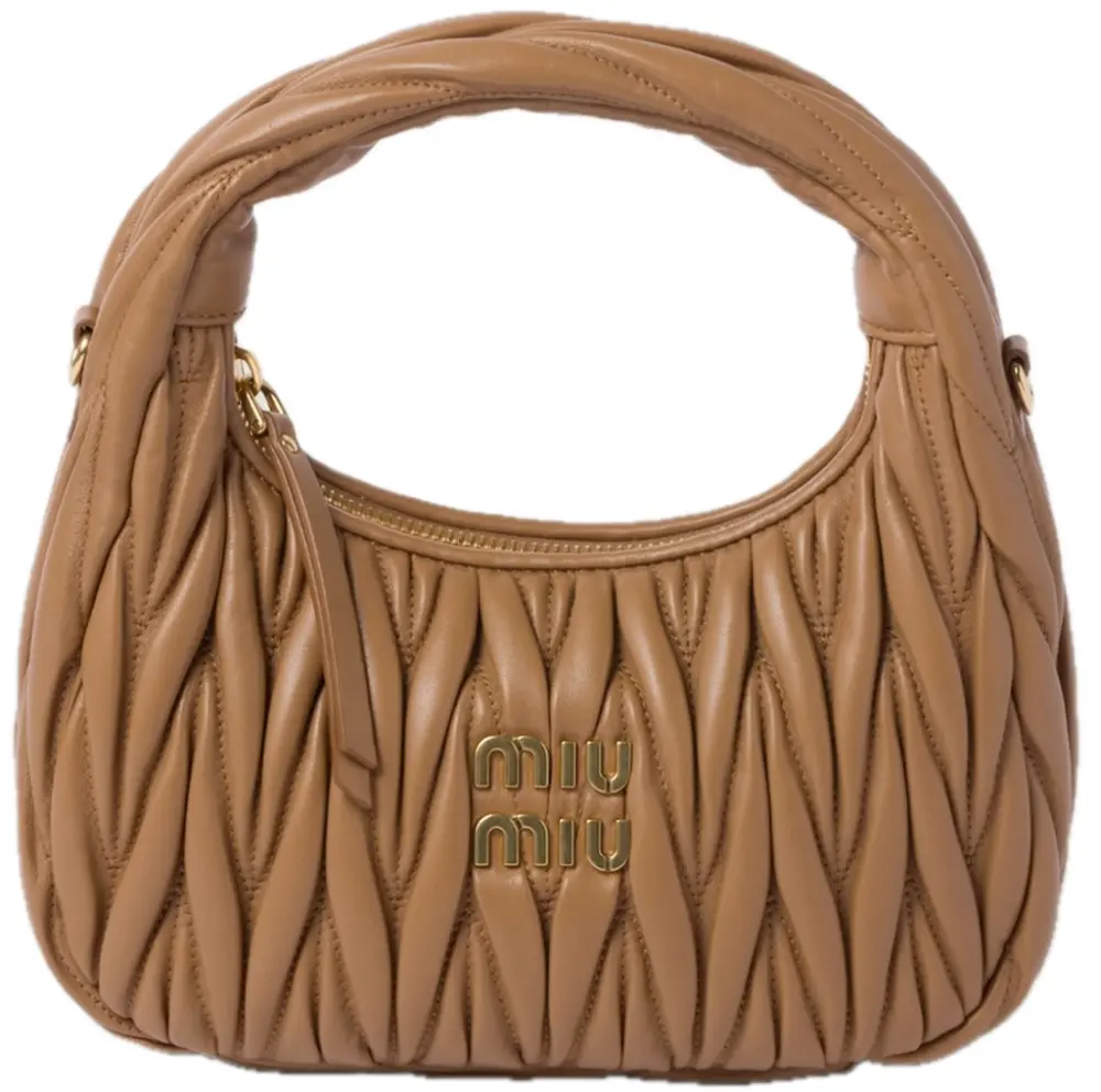 Túi Miu Miu Wander Matelassé ‘Caramel’ 5BC125-N88-F098L-V-OOY