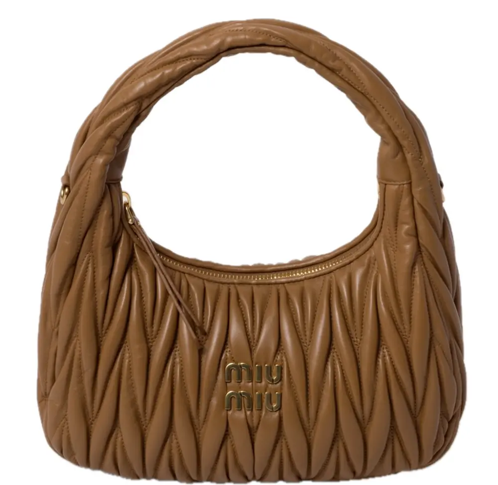 Túi Miu Miu Wander Matelassé ‘Caramel’ 5BC153-N88-F098L-V-OOO