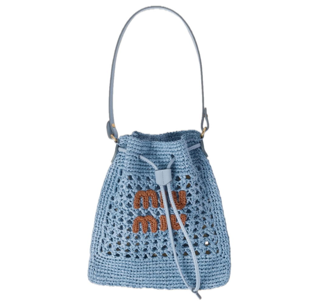 Túi Miu Miu Woven Fabric Mini-bag ‘Celeste’ 5ND016-2DO1-F03RA