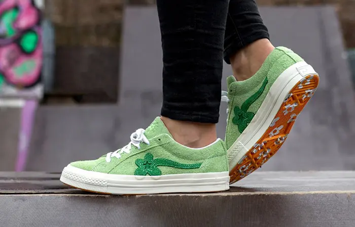 Giày Converse Golf Le Fleur x One Star Ox ‘Jade Lime’ 160327C - Ảnh 3