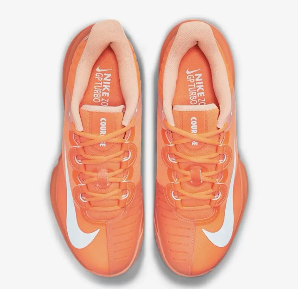 Giày Nike Court x Naomi Osaka Air Zoom GP Turbo ‘Total Orange’ DC9164-800 - Ảnh 4