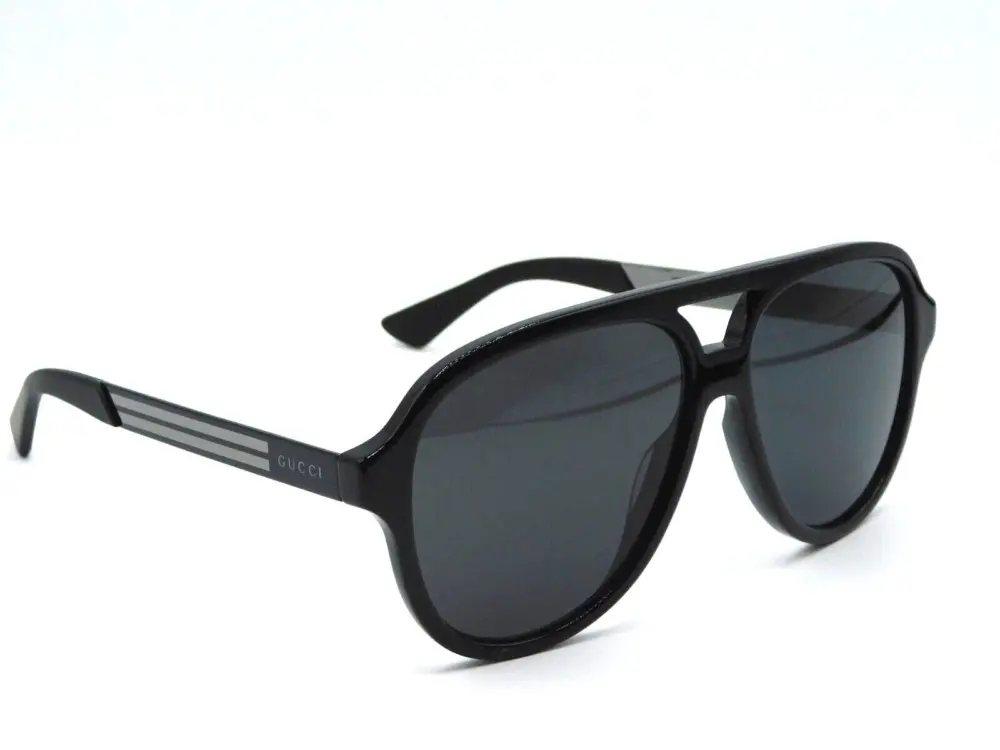 Alternative view of Kính Gucci Grey Aviator ‘Black’ GG0688S-001-59