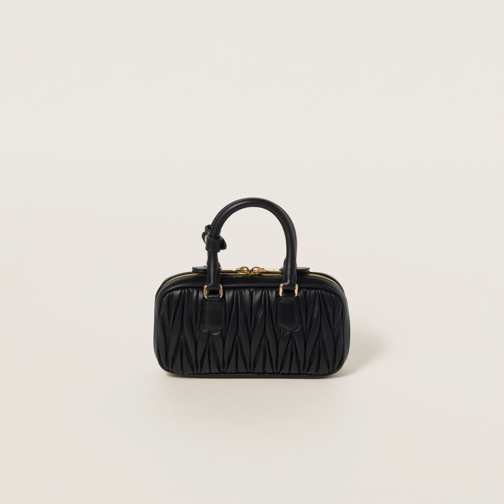 Alternative view of Túi Miu Miu Arcadie Matelassé Mini ‘Black’ 5BP088-N88-F0002-V-OOO