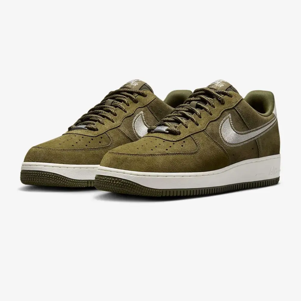 Giày Nike Air Force 1 Low ’07 ‘Medium Olive Sail’ HJ4465-201 - Ảnh 5