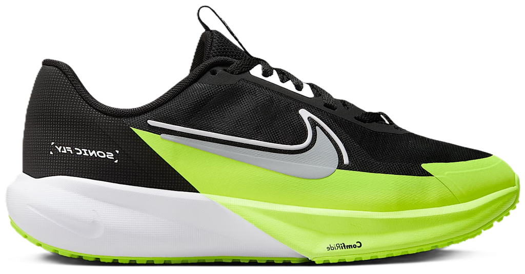 Giày Nike Sonic Fly GS 'Black White Volt Wolf Grey' Shoes FZ0017-002