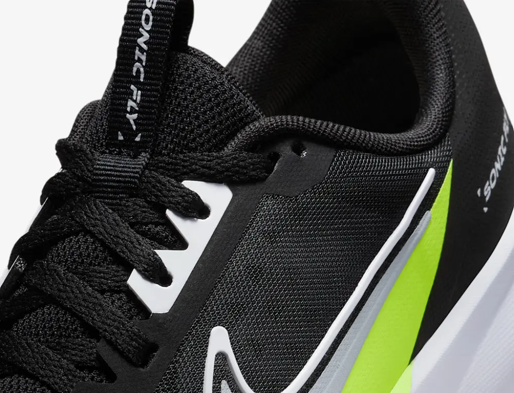 Giày Nike Sonic Fly GS 'Black White Volt Wolf Grey' Shoes FZ0017-002 - Ảnh 5