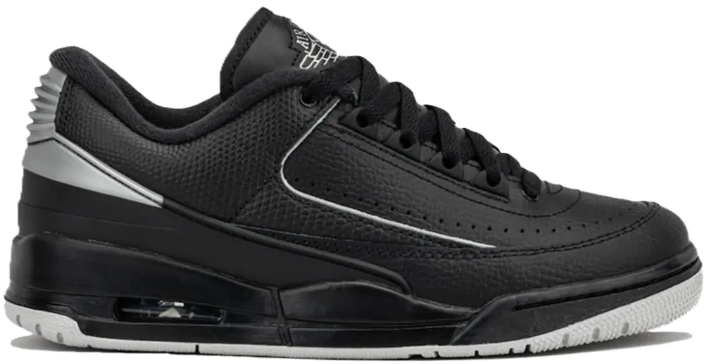 Giày Nike Air Jordan 2/3 GS ‘Black Metallic Silver’ FD0384-001