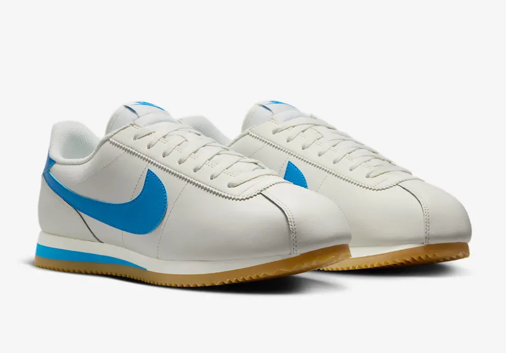 Giày Nike Cortez Leather ‘Sail Gum Yellow Light Photo’ DM4044-112 - Ảnh 4
