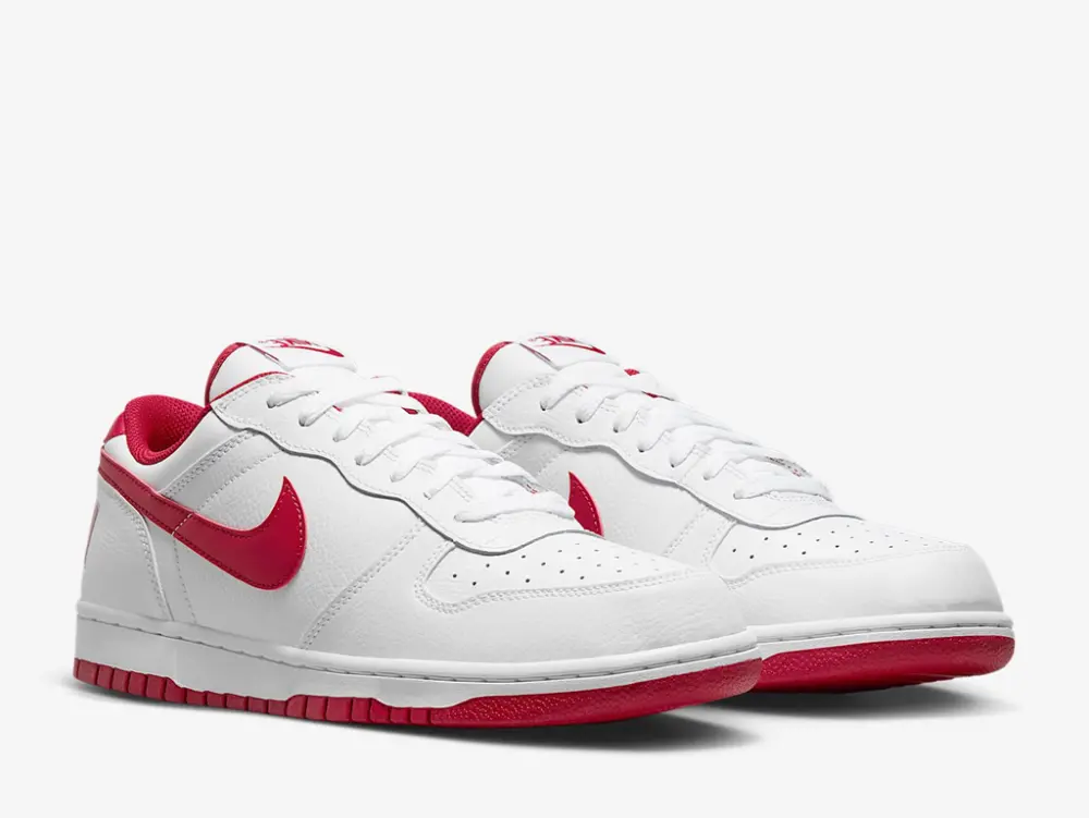 Giày Nike Big Nike Low ‘White Gym Red’ 355152-150 - Ảnh 3