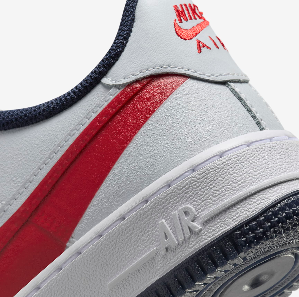 Alternative view of Giày Nike Air Force 1 LV8 4 ‘White Red’ FQ4118-001