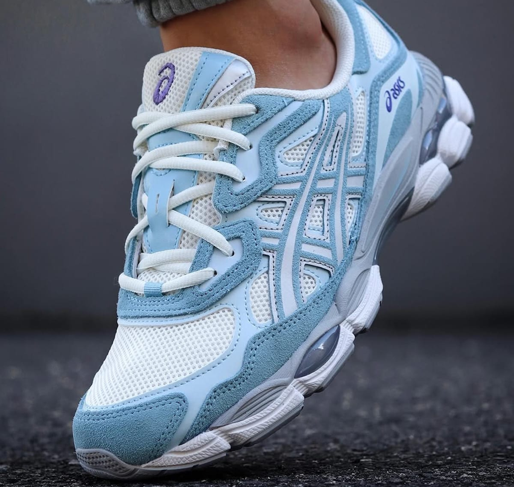 Giày Asics Gel-NYC ‘Cream Arctic Sky’ 1203A383-107 - Ảnh 3