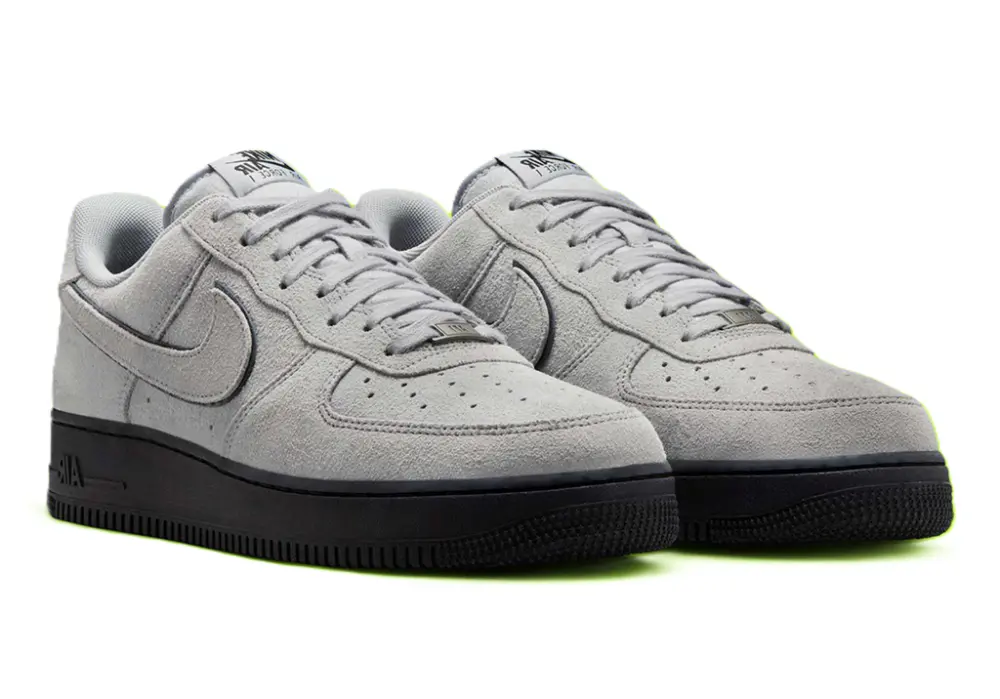 Giày Nike Air Force 1 Low ‘Smoke Grey Suede’ HQ1966-001 - Ảnh 4