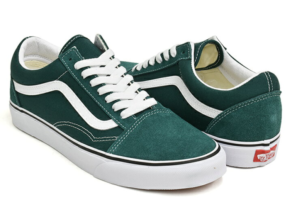 Giày Vans UA Old Skool ‘Green White’ VN0A4U3B2NC - Ảnh 3