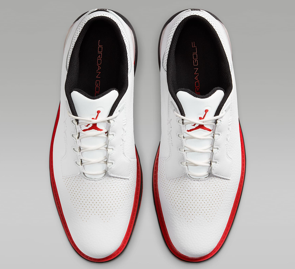 Alternative view of Giày Nike Air Jordan ADG 5 Golf ‘White Black Varsity Red’ FQ6642-103