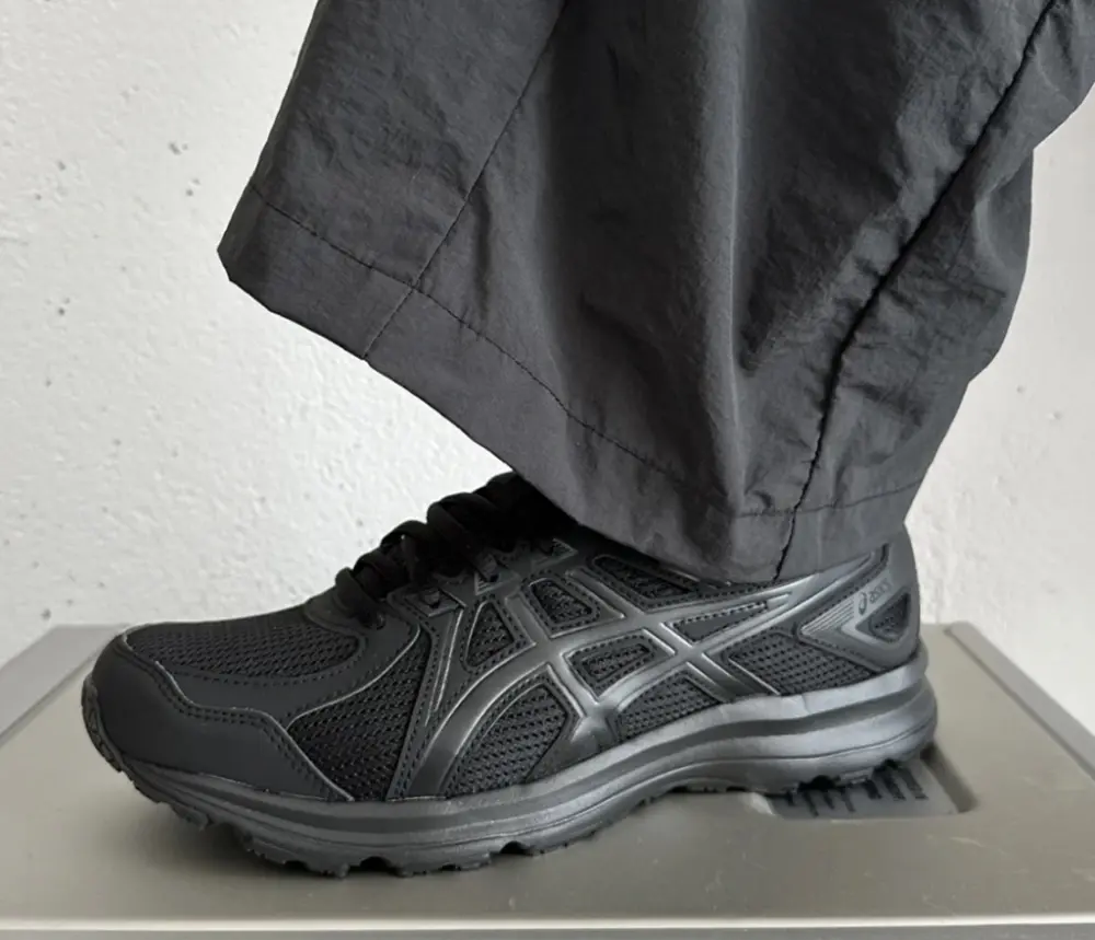 Giày Asics Jog 100 2 ‘Triple Black’ TJG138-9090 - Ảnh 4