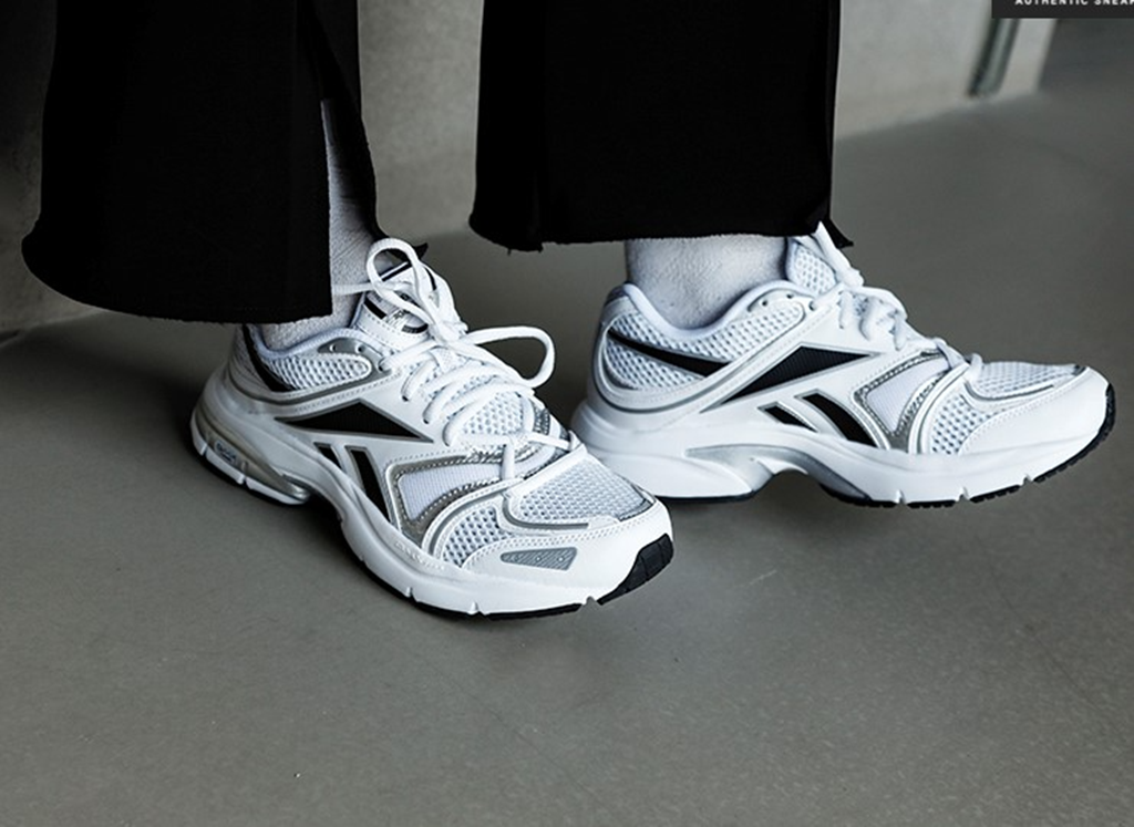 Giày Reebok Premier Road Plus 6 ‘White Silver Metallic’ G58597 - Ảnh 5