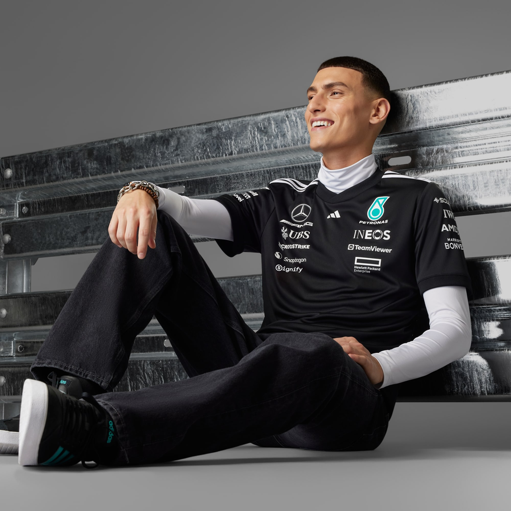 Áo Adidas Mercedes AMG Petronas Formula One Team ‘Black’ JW5361 - Ảnh 3