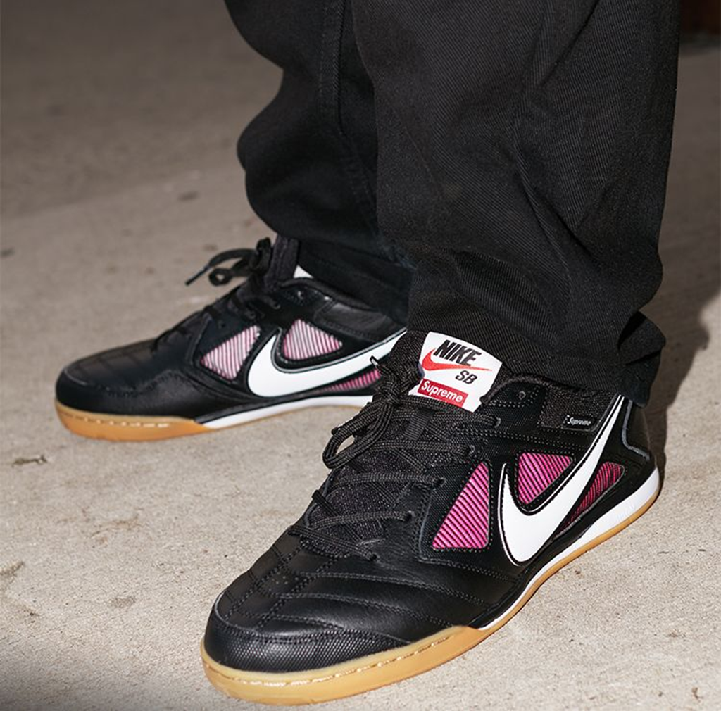 Giày Nike Supreme x Gato SB ‘Black’ AR9821-001 - Ảnh 4