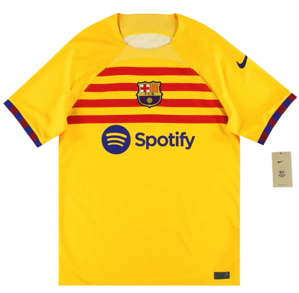 Áo Nike FC Barcelona 2023/24 Stadium ‘Yellow’ DR5079-729
