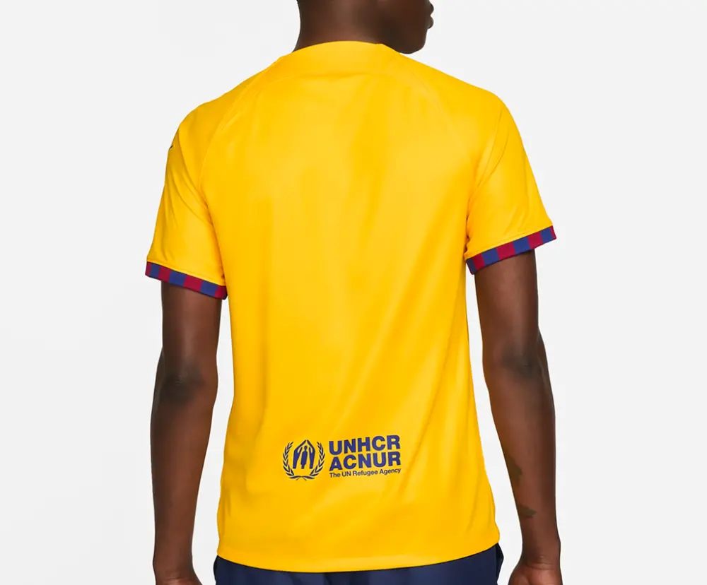 Alternative view of Áo Nike FC Barcelona 2023/24 Stadium ‘Yellow’ DR5079-729