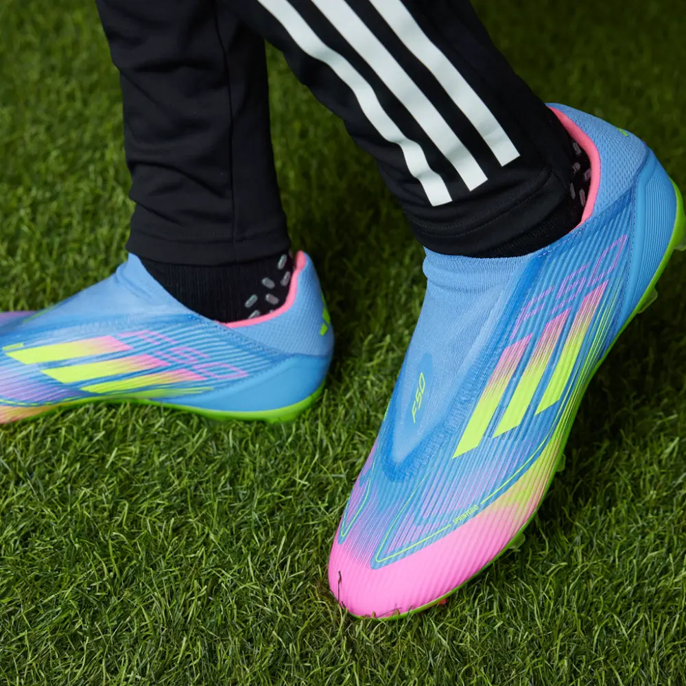Giày Adidas F50 League Laceless FG 'Blue Fusion' IE1240 - Ảnh 4