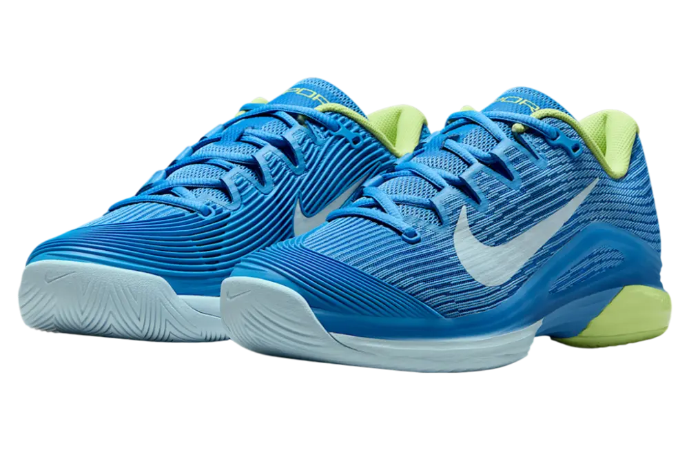 Alternative view of Giày Nike Court Air Zoom Vapor 12 HC 'Blue Light Lemon' FV5554-400