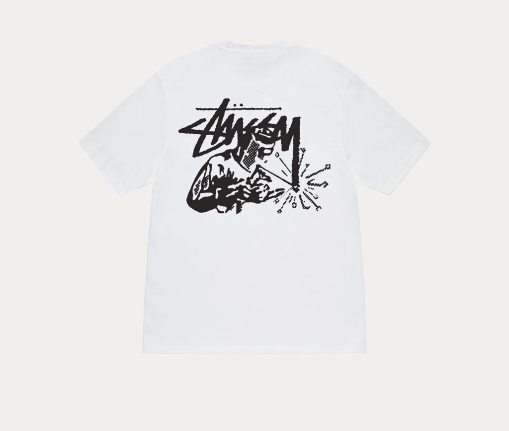 Alternative view of Áo Stussy Welder Tee 'White' 1905138