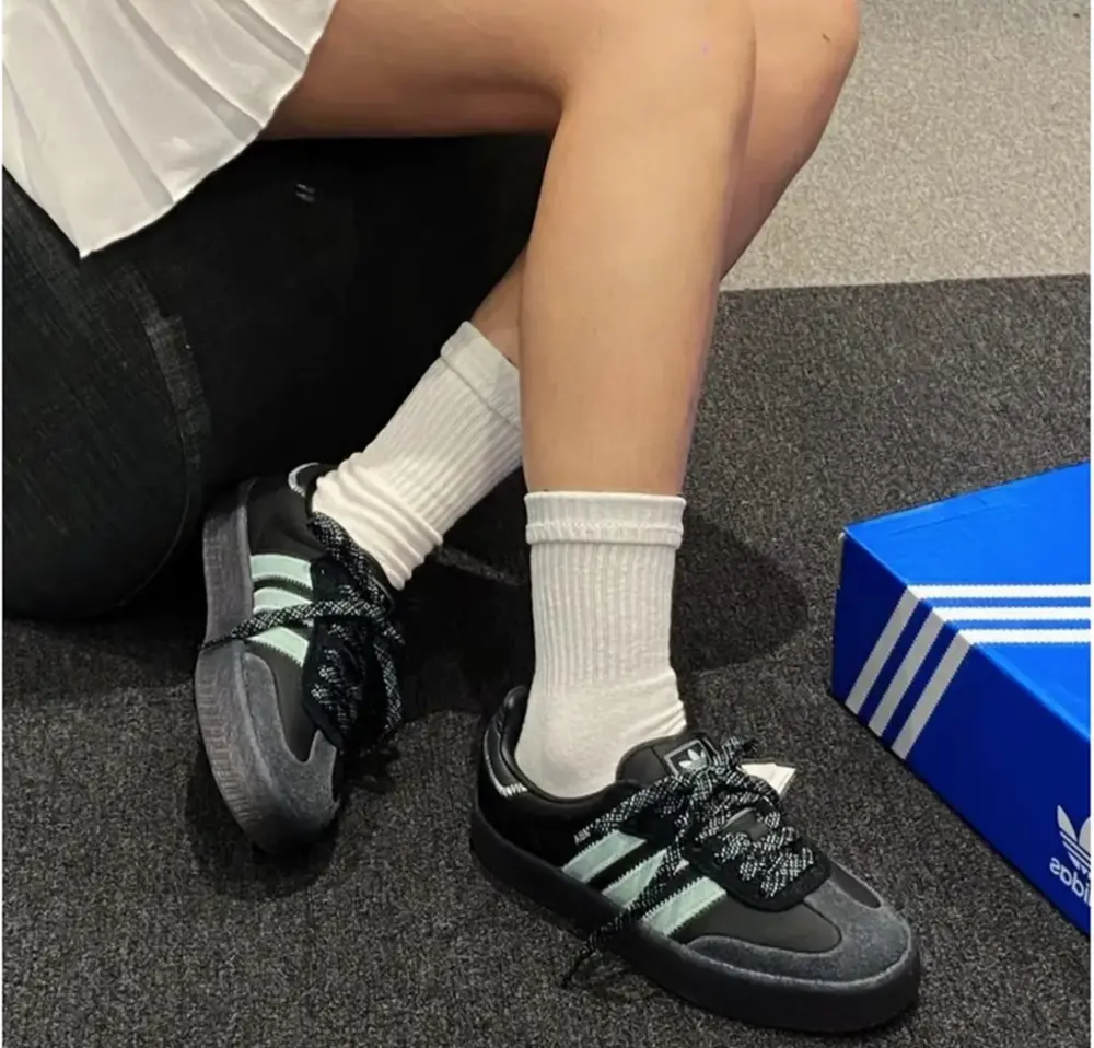 Giày Adidas Sambae 'Black Hazy Green' IE9110 - Ảnh 5